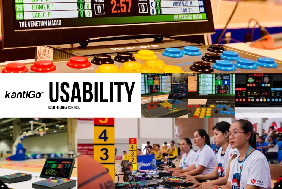 User-friendly scoreboard interface